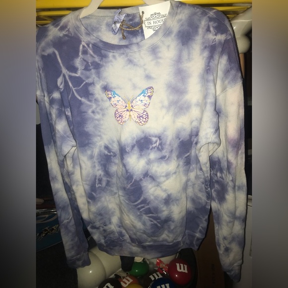 Bella+Canvas Tie Dye Sweatshirt Size S Brand New With Tag - Picture 5 of 10